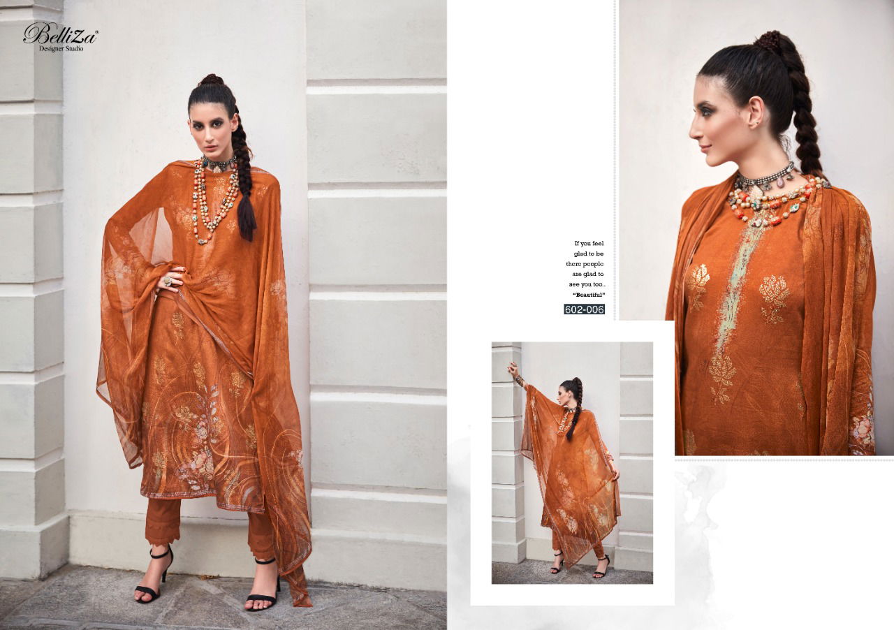 Belliza Kanika Latest Ethnic Wear Ready Made Pure Jam Cotton Dress Collection